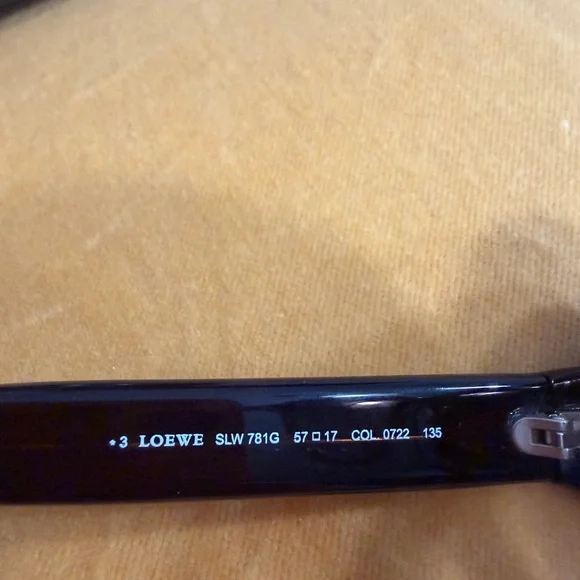Loewe Dark Brown Sunglasses with Sleek Black Case display picture 3
